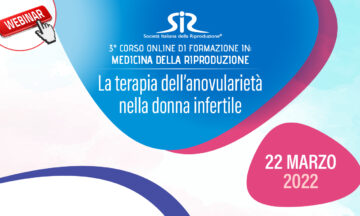 3° Corso SIdR ONLINE DI FORMAZIONE IN: MEDICINA DELLA RIPRODUZIONE • La terapia dell’anovularietà nella donna infertile